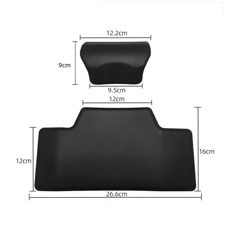 Top Case Passenger Backrest Pad Tail Box Backrest Cushion Scratch Proof Comfortable Soft PU Leather Sponge for 45L Top Box