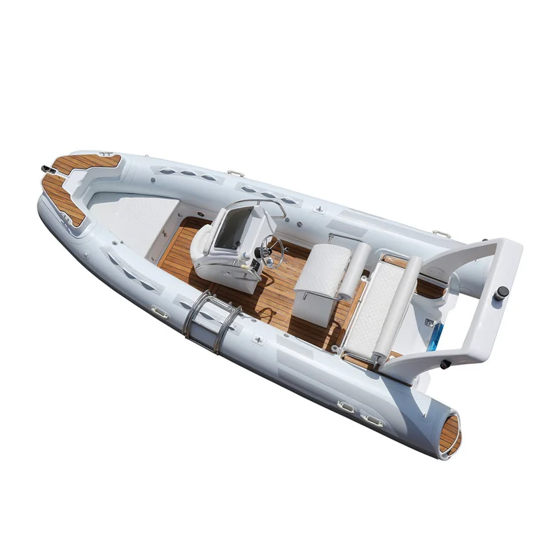 

New 5.2m Rigid Fiberglass Inflatable Rib Fishing Boat with CE Certificate