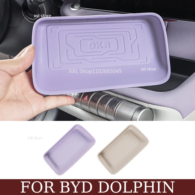 

For BYD Dolphin Car Dashboard Storage Tray Storage Box Central Control Organizer Automotive Interior Storage Accessories