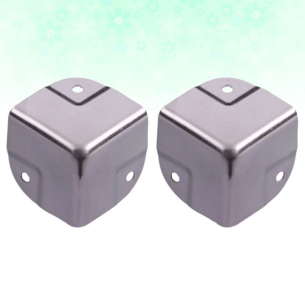 4Pcs Corner Protector Stainless Steel Angel Style Decorative Edge Guard for Jewelry Case Worktops Wrap Corner