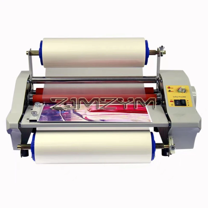 Photo Laminating Machine Electric Laminator Self-adhesive Crystal Label Hot&Cold Lamination Paper Book Laminating Machine