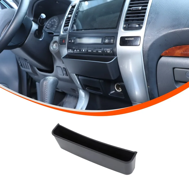 

ABS For Toyota Prado 2003-2009 Center Control Storage Box Air Conditioning Vent Organizer Car Accessories