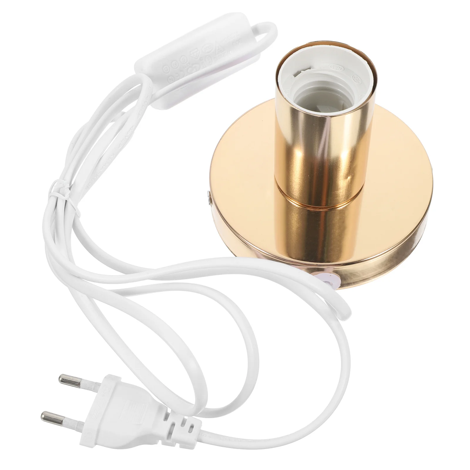 

Основание настольной лампы, маленькая металлическая цоколь, винтажный E27, винтовой держатель лампы, шнуровой переключатель, вилка европейского стандарта, держатель настольного светильника