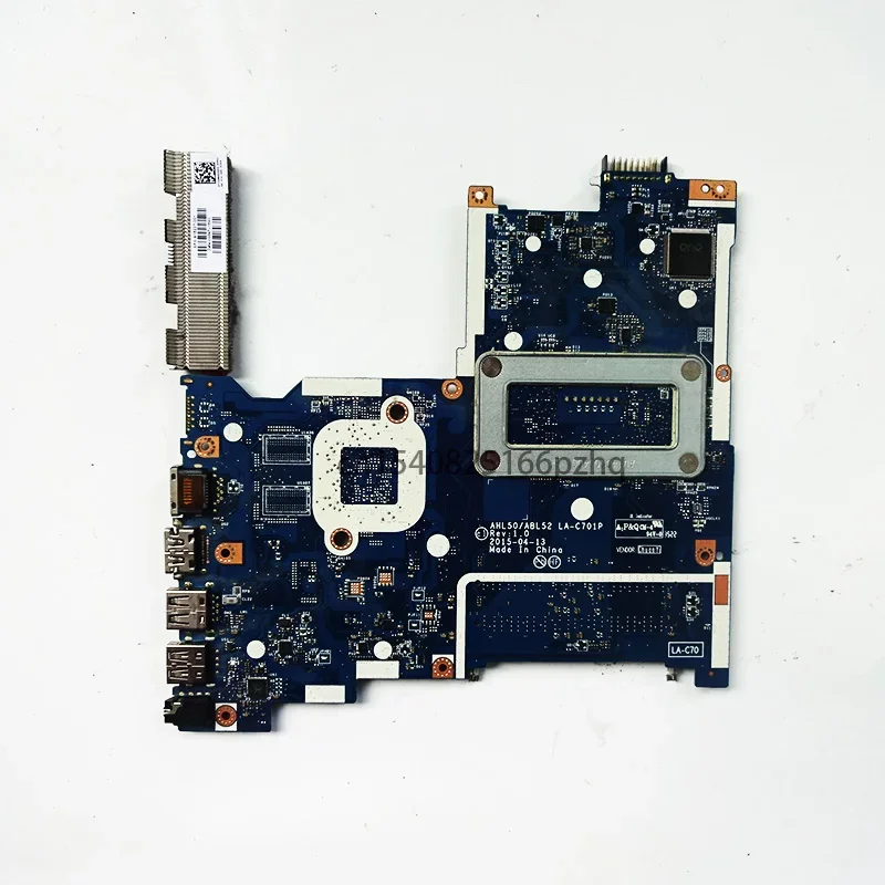 Used For HP 15-AC Series Laptop Motherboard 823922-501 823922-001 AHL50/ABL52 LA-C701P With SR24B 3825U