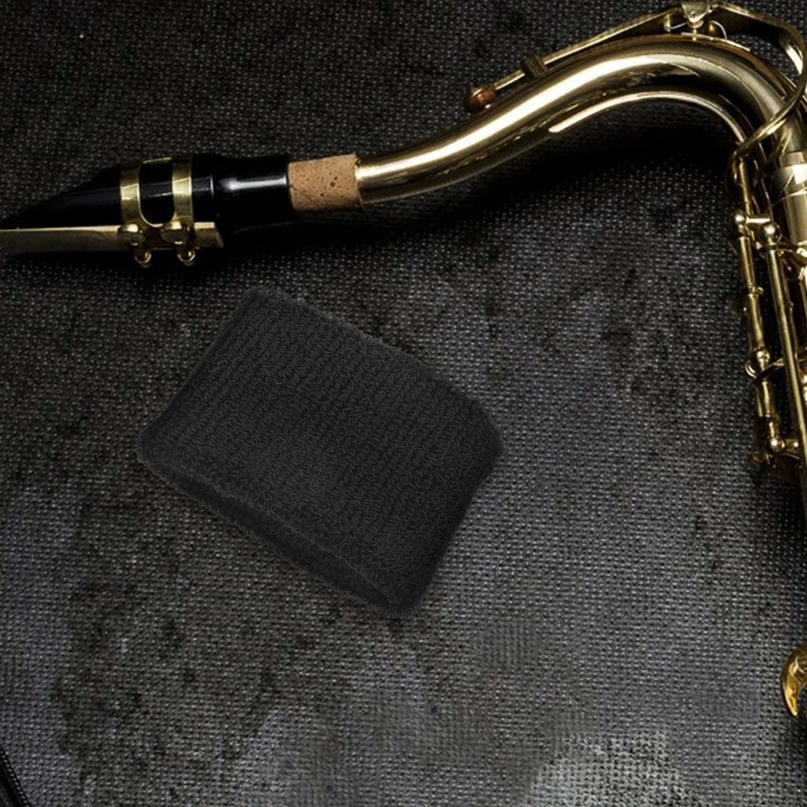 

Flute Loop Elastic Cotton Sleeve Lightweight Water Absorbent Protective Cover for Wind Instruments Clarinet Oboe Supplies