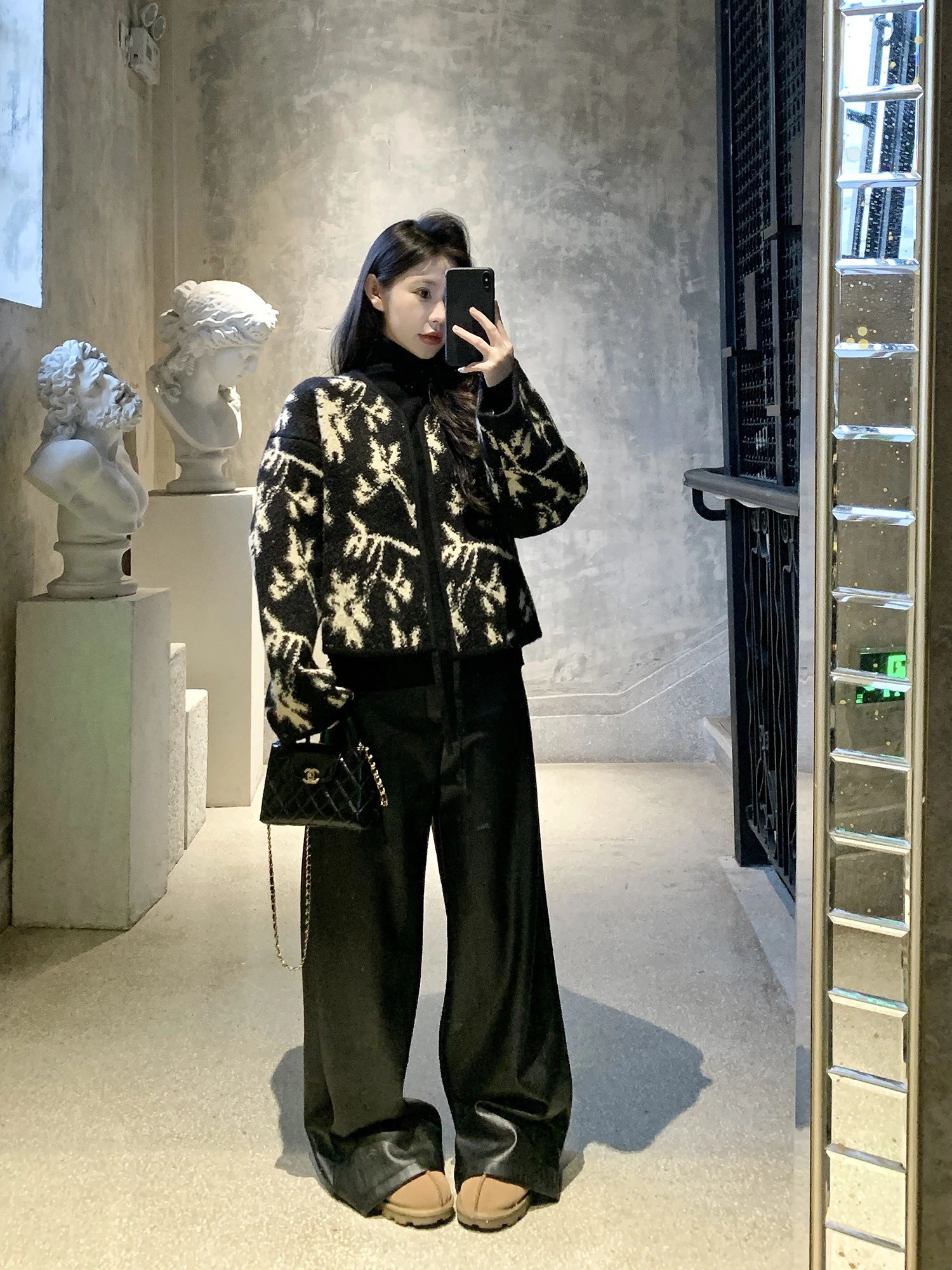 

Свободный крой, цветной вязаный кардиган, свитер, женская повседневная верхняя одежда, удобное дышащее зимнее пальто