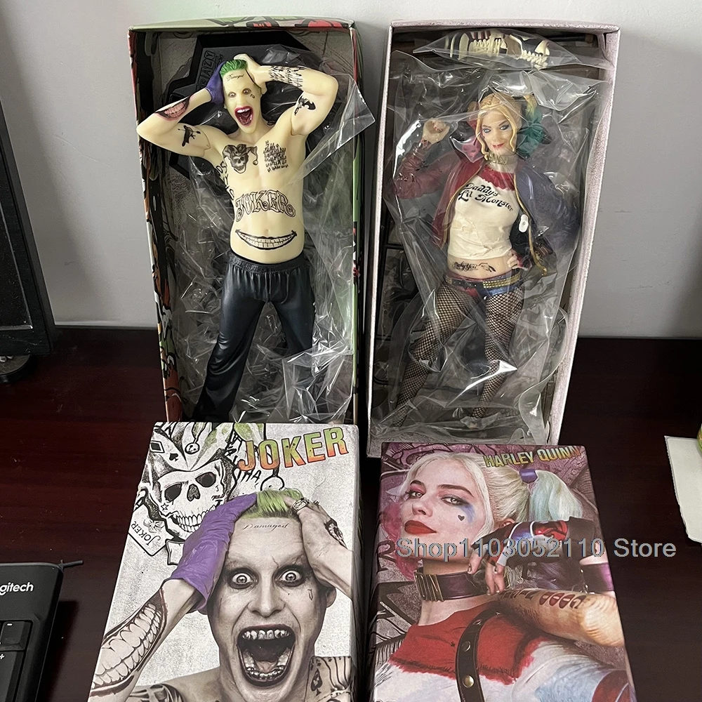 Crazy Toys Harley Quinn Joker Figure 1/6 Scale Team Of Prototyping Figure Movie Role Real Clothes Model Halloween Birthday Gifts