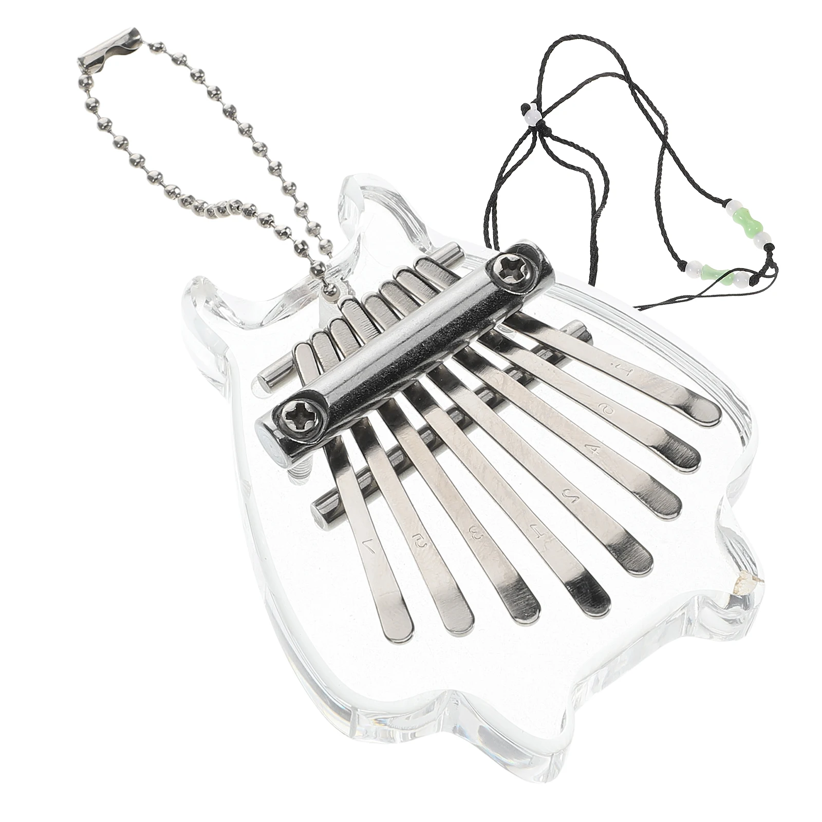 

Thumb African Finger Piano Beginner Kalimba for Kids Crystal Beginners Electric Clear