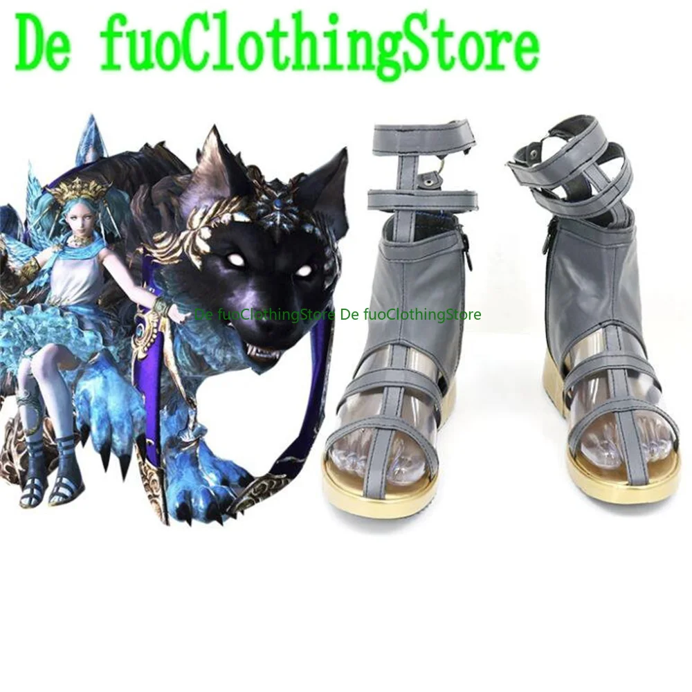 

Menphina Final Fantasy XIV FF14 Cosplay Shoes Boots Game Anime Halloween Christmas DefuoClothing Shoes Store