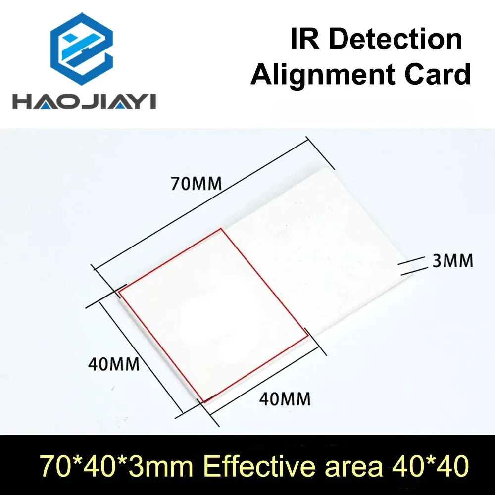 IR Detection Alignment Card Infrared Dimmer Visualizer Calibrator Ceramic Plate For YAG 1064nm Fiber Laser LED Diode Beam