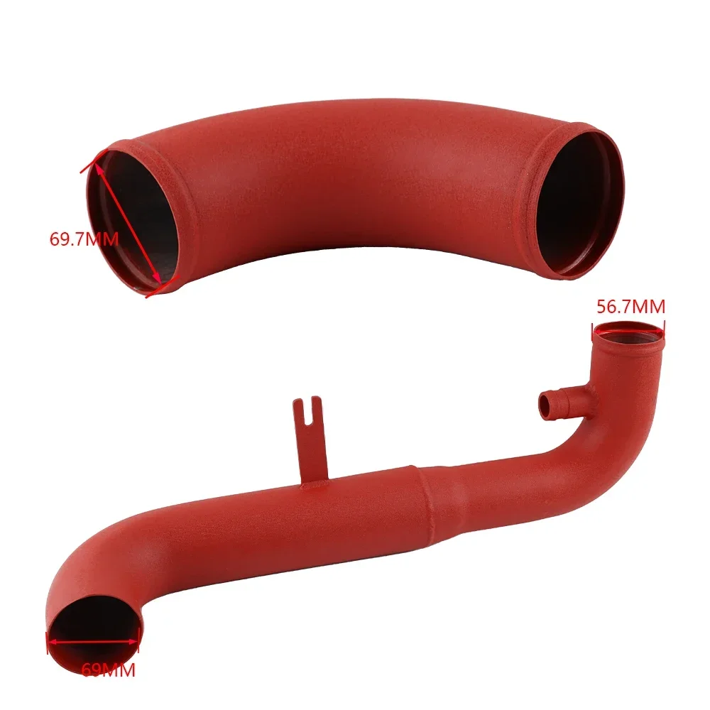 Red Cold Air Intake Kit Heat Shield Filter for Golf GTI MK6 2.0 TFSI EA113 11-12  DR330( WG183-RD-RD)