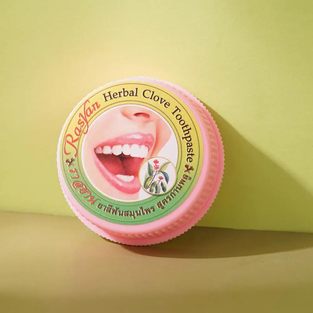 Natural Herbal Toothpaste Coconut Oil Clove Tooth Powder Fresh Breath Cleaning Removing Dental Plaque Reduce Yellow Stains