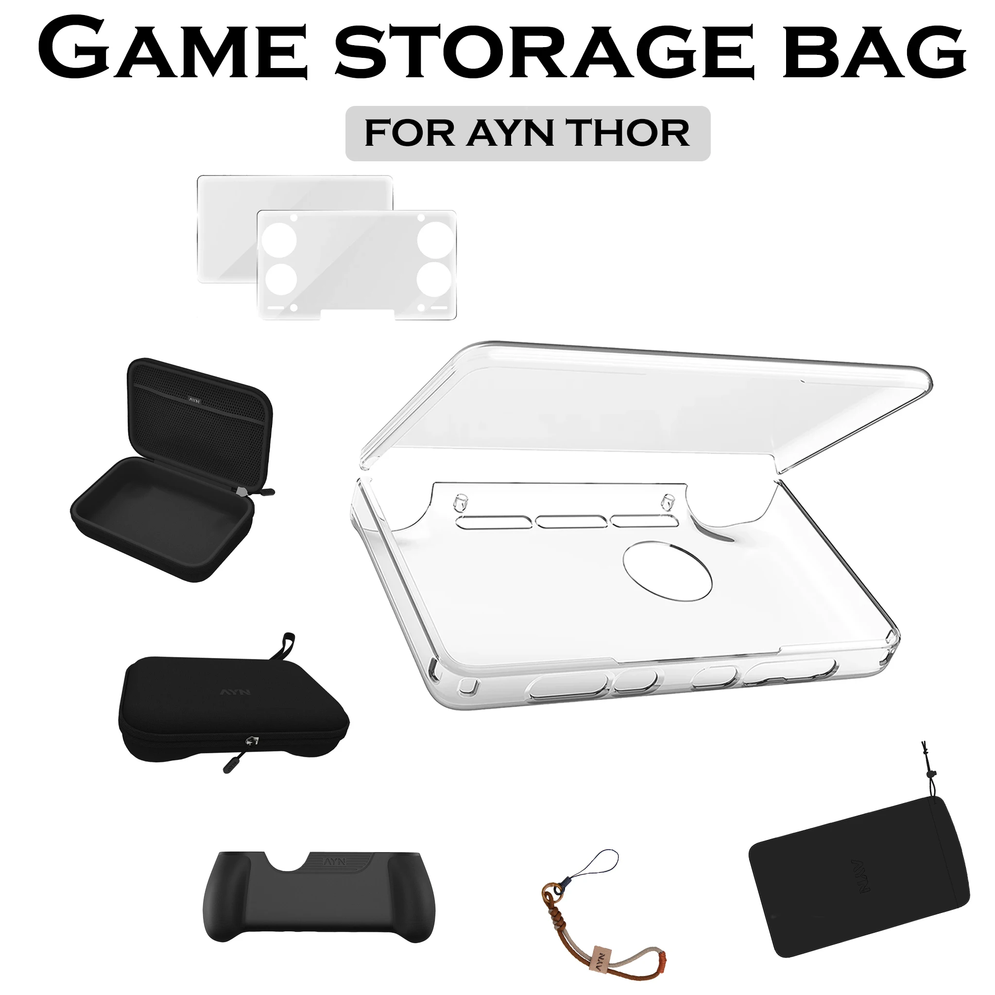FOR AYN THOR Game Console Accessories Tempered Glass Screen 