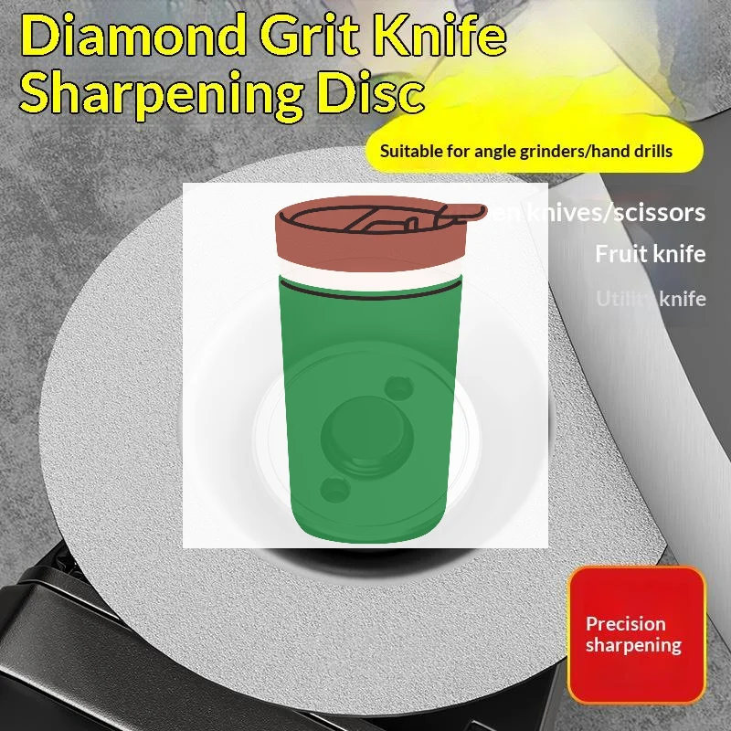 1Pcs Diamond Sharpening Grinding Disc Wearproof Abrasive Disc Durable Long Lifespan Grinding Accessory For Ceramics