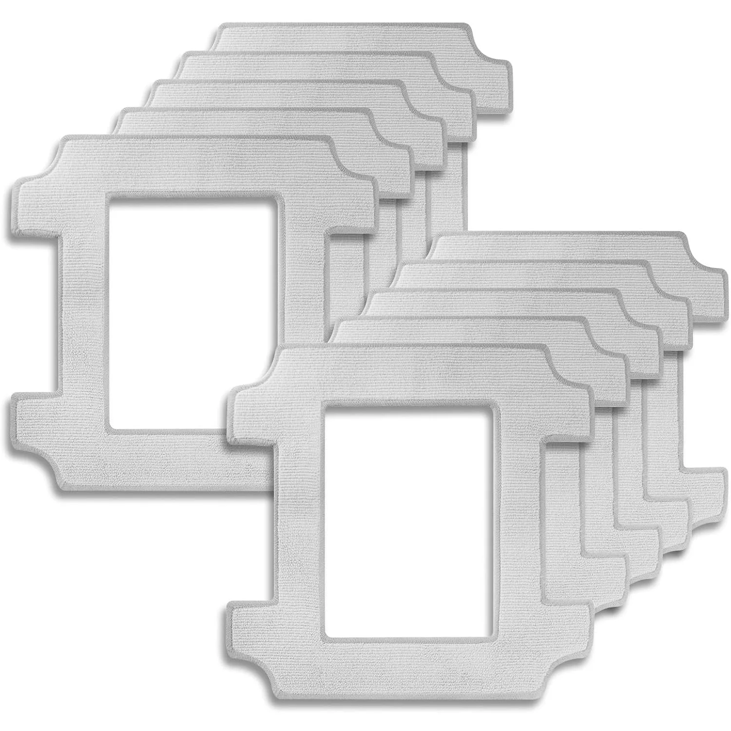 W2S Cleaning Pads for Ecovacs Winbot W2S, W2S Omni Window Cleaning Robot, Replacement Cleaning Cloths