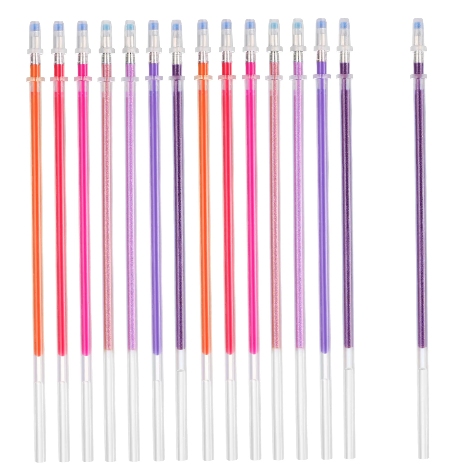 

100 шт., стержни для красочных гелевых ручек, 0,8 мм, чернила с тонким наконечником для рисования, рукоделия, школы, офиса, письма, красочные стержни для ручек