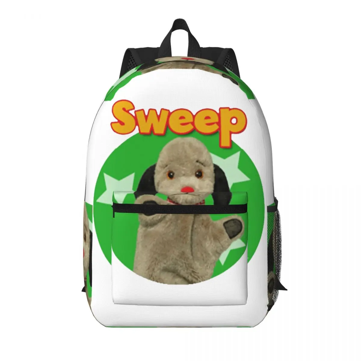 

Sooty And Sweep Student Backpack School Bag Hiking Travel Daypack for Men Women Bookbag Shoulder Bags