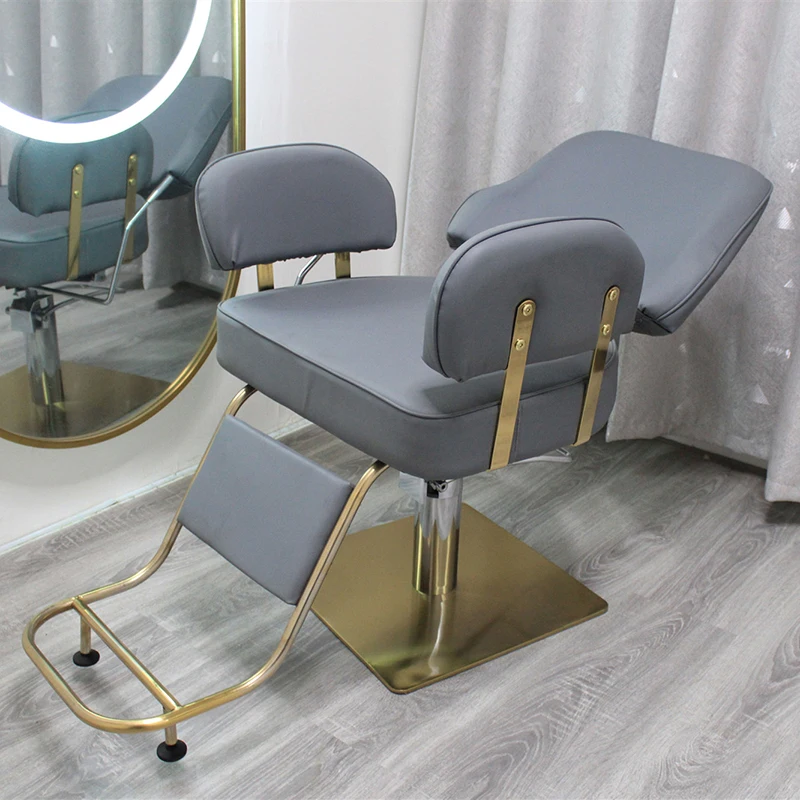 

Recline Bar Salon Chair Dressing Cosmetology Beauty Pedicure Barber Chair Makeup Tattoo Silla BarberiaSalon Furniture OK50LF