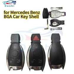 dashi Key Shell for Mercedes Benz A B C E G W Class W203 W204 W205 W210 W211 W212 W221 Auto Replacement Key Car Key Fob Case