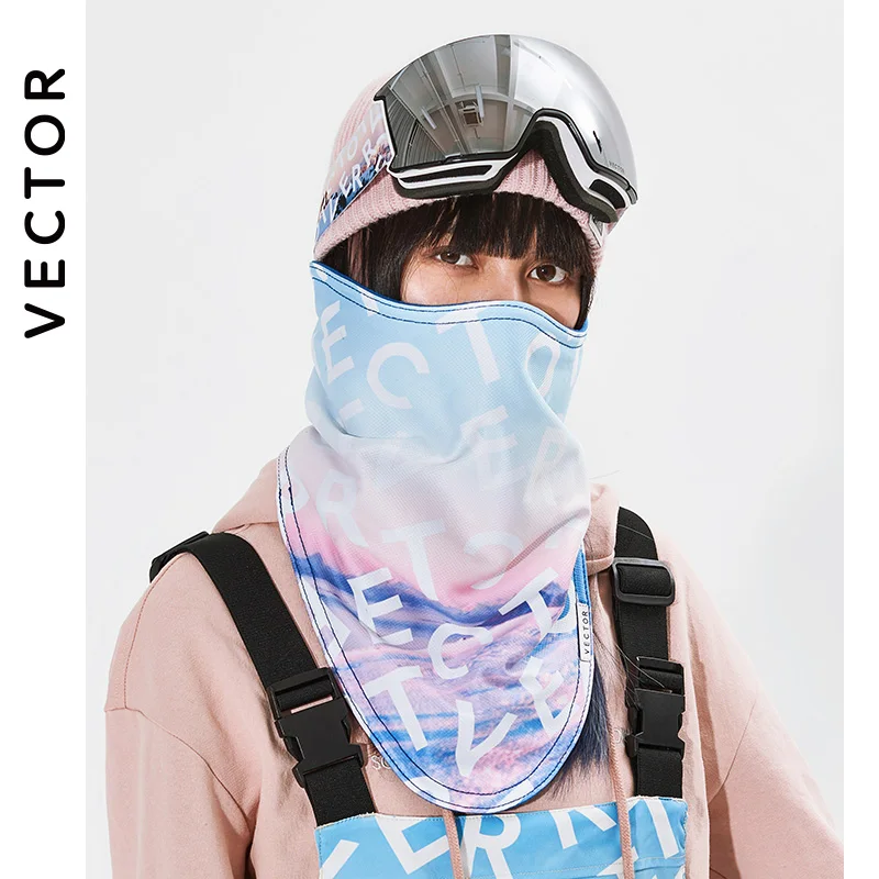 VECTOR Winter Warm Ski Snowboard Motorcycle Outdoor Sport Full Face Mask Cartoon Triangular Scarf Windproof Skiing Mask