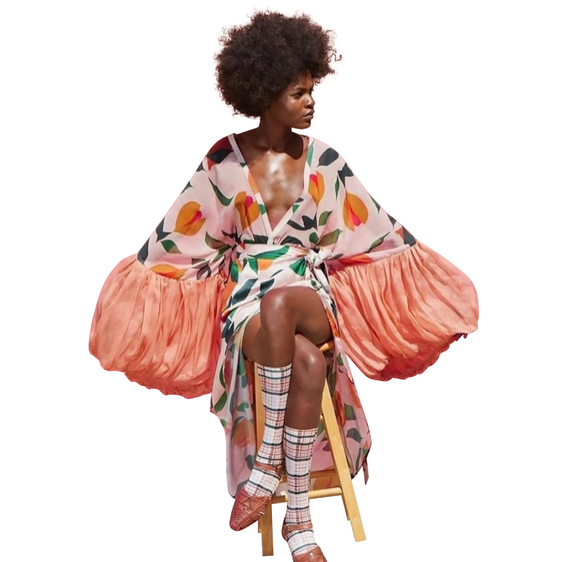 

Japanese Kimono Yukata Kimono Coat Cardigan Fashion Blouse Women Long Cardigan Haori Traditional Kimonos Dress Shirt