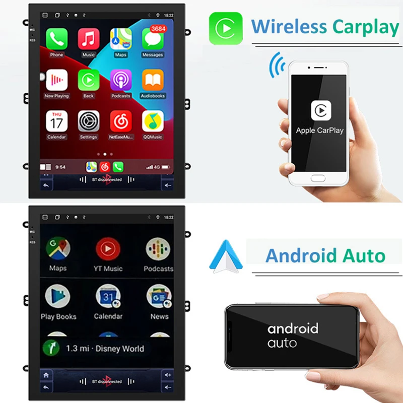 9.7'' 8 Core 4G BT DSP Android GPS Wireless Carplay Stereo Multimedia Car Radio Player for 2007-2012 GMC YUKON