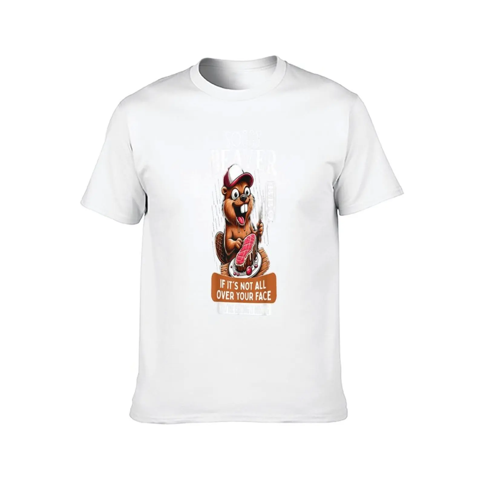 تي شيرت Soggy Beaver تي شيرت رجالي قطن تي شيرت مصمم تي شيرت