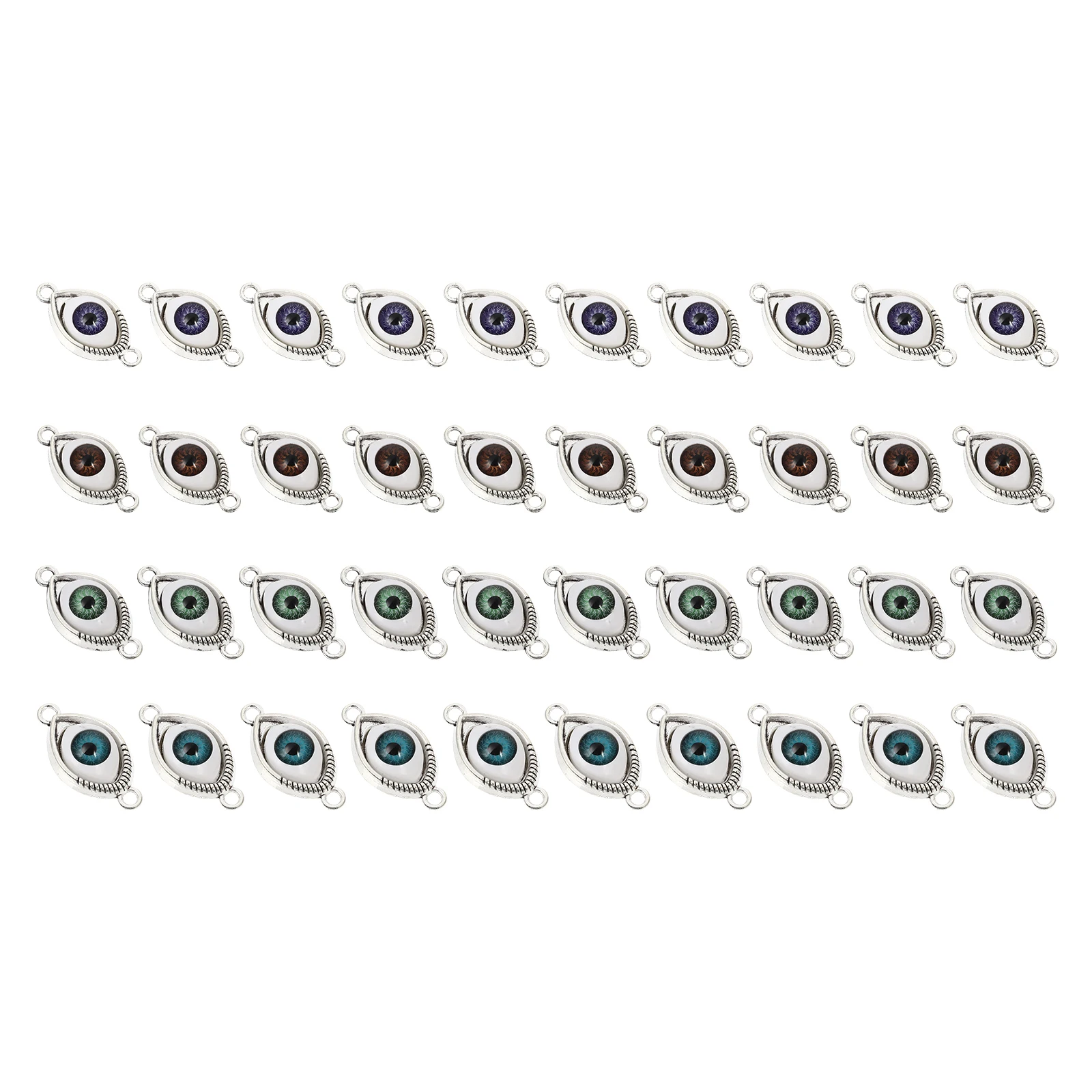 

40pcs Vintage Alloy Pendant DIY Retro Charms Jewelry Making Supplies Necklace Bracelet Crafts Elegant Accessories