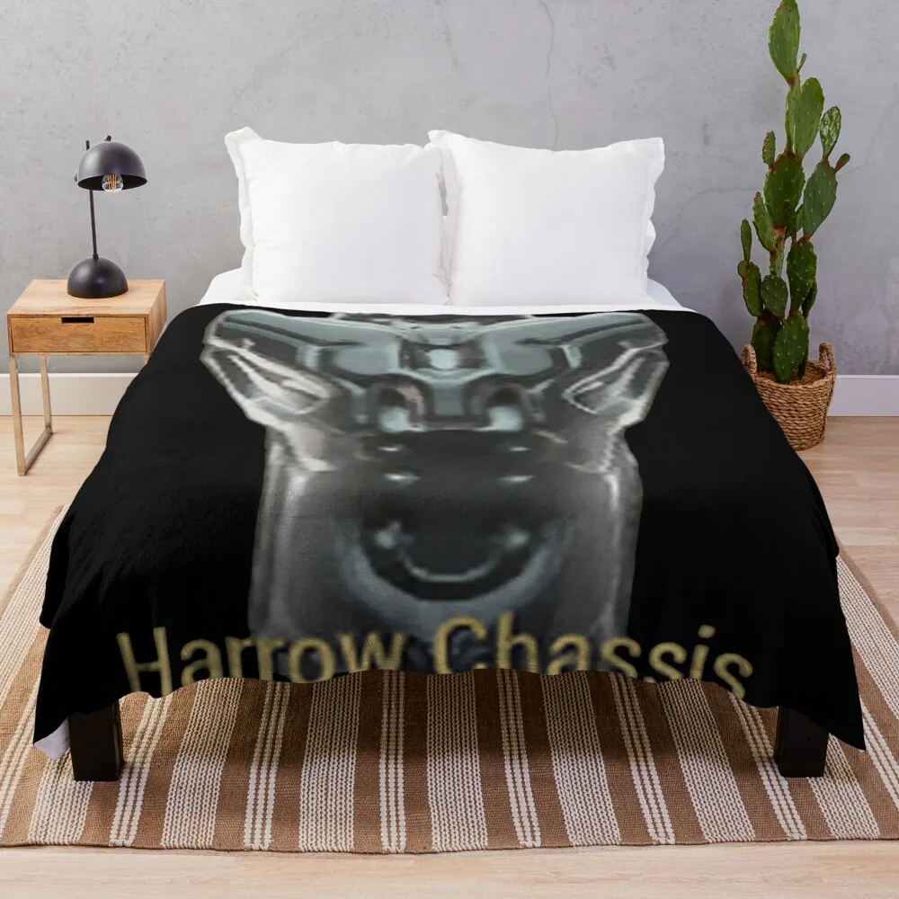 

Harrow Chassis Blueprint Warframe Tennocon Meme Throw Blanket Tourist Stuffeds Sofa Throw Blankets