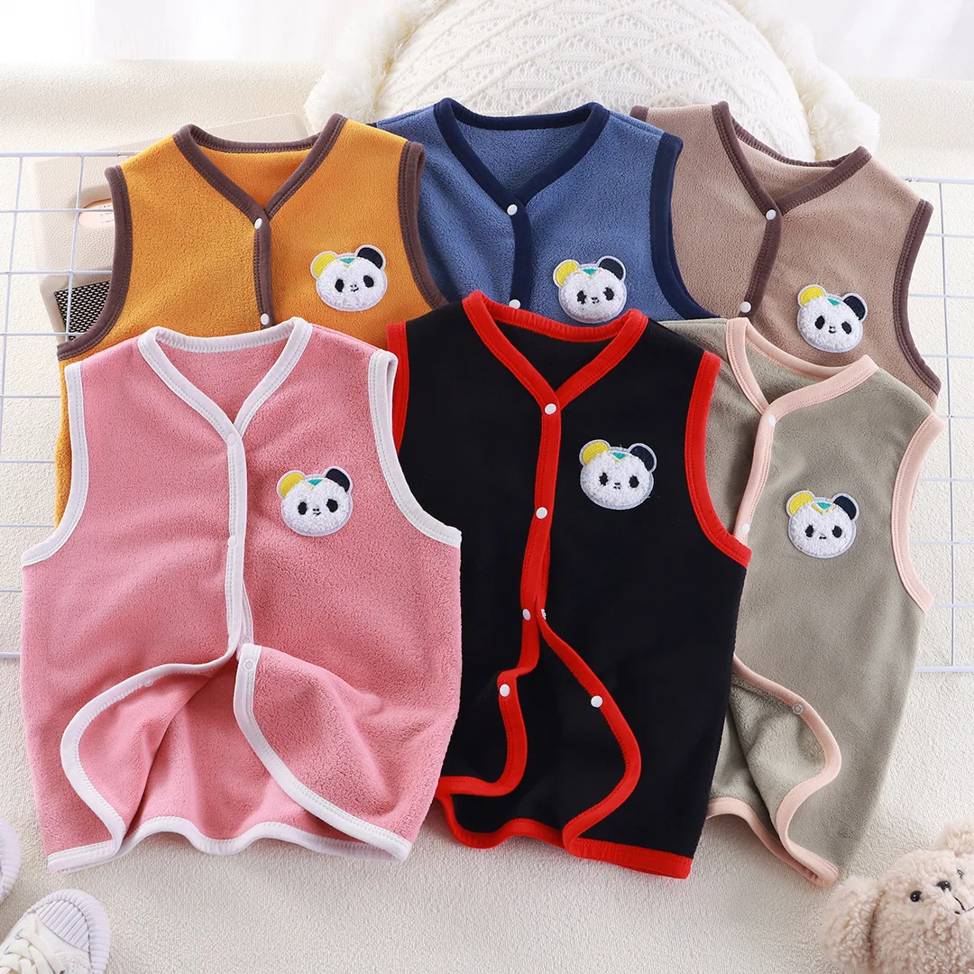 

Baby Vest Spring Autumn Outwear Aoli Velvet Waistcoats Jacket Children's Clothing