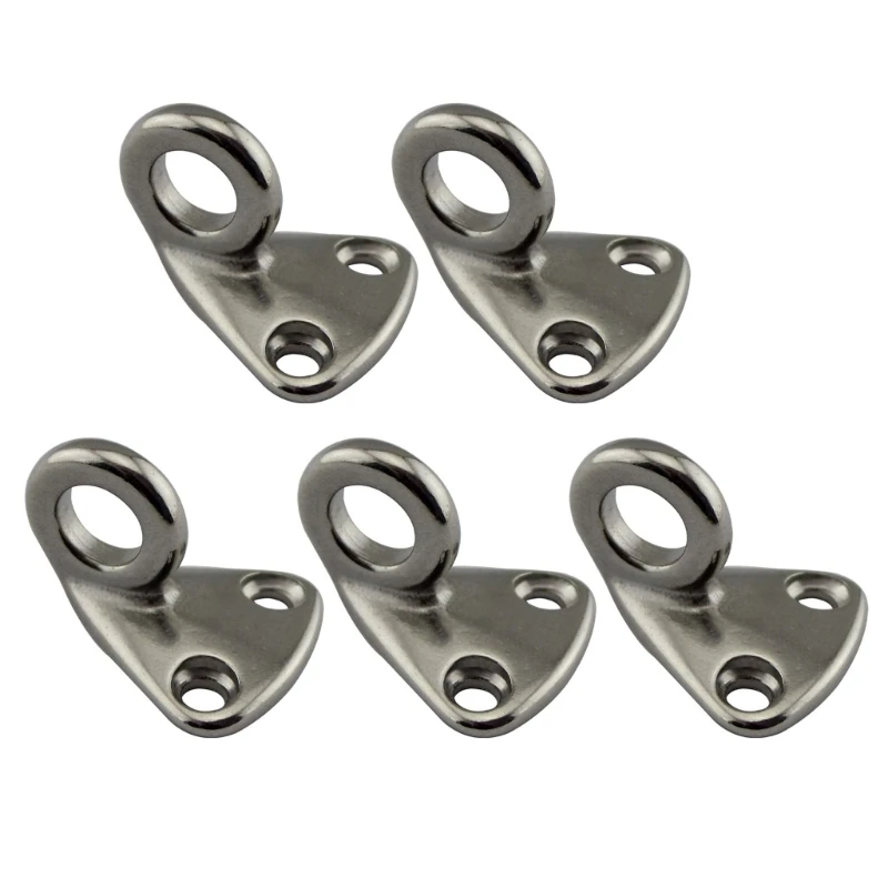 Meatl Hook 5 Pcs Stainless Steel Hanger Heavy Hook Marine Hanger Coat Hat Hooks 3 Different Size