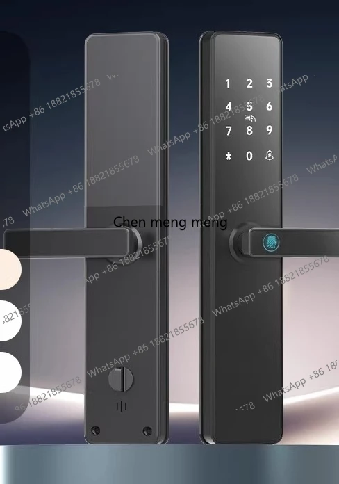 Smart door lock password lock fingerprint home security door electronic facial recognition cat eye smart lock