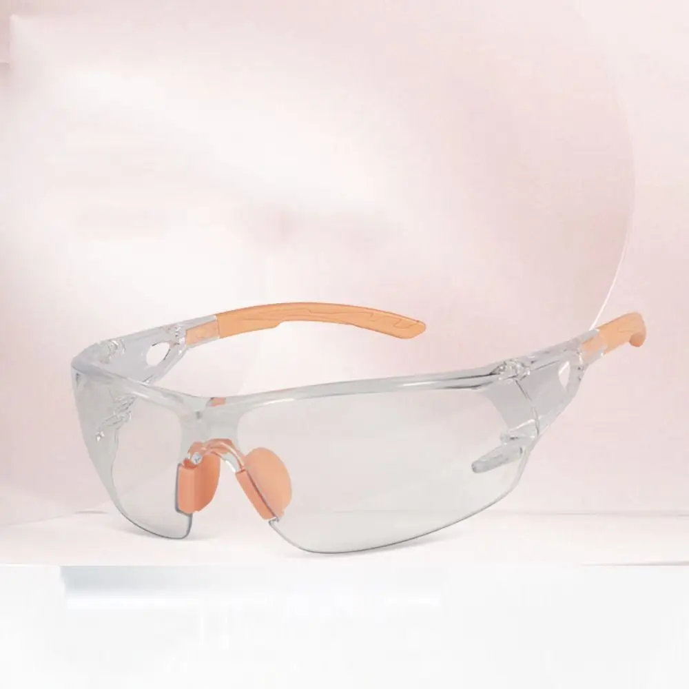 충격 방지 안전 승마 고글 바람 먼지 방지 미끄럼 방지 투명 스포츠 안경 안개 방지 투명 비전 보호 안경 여성