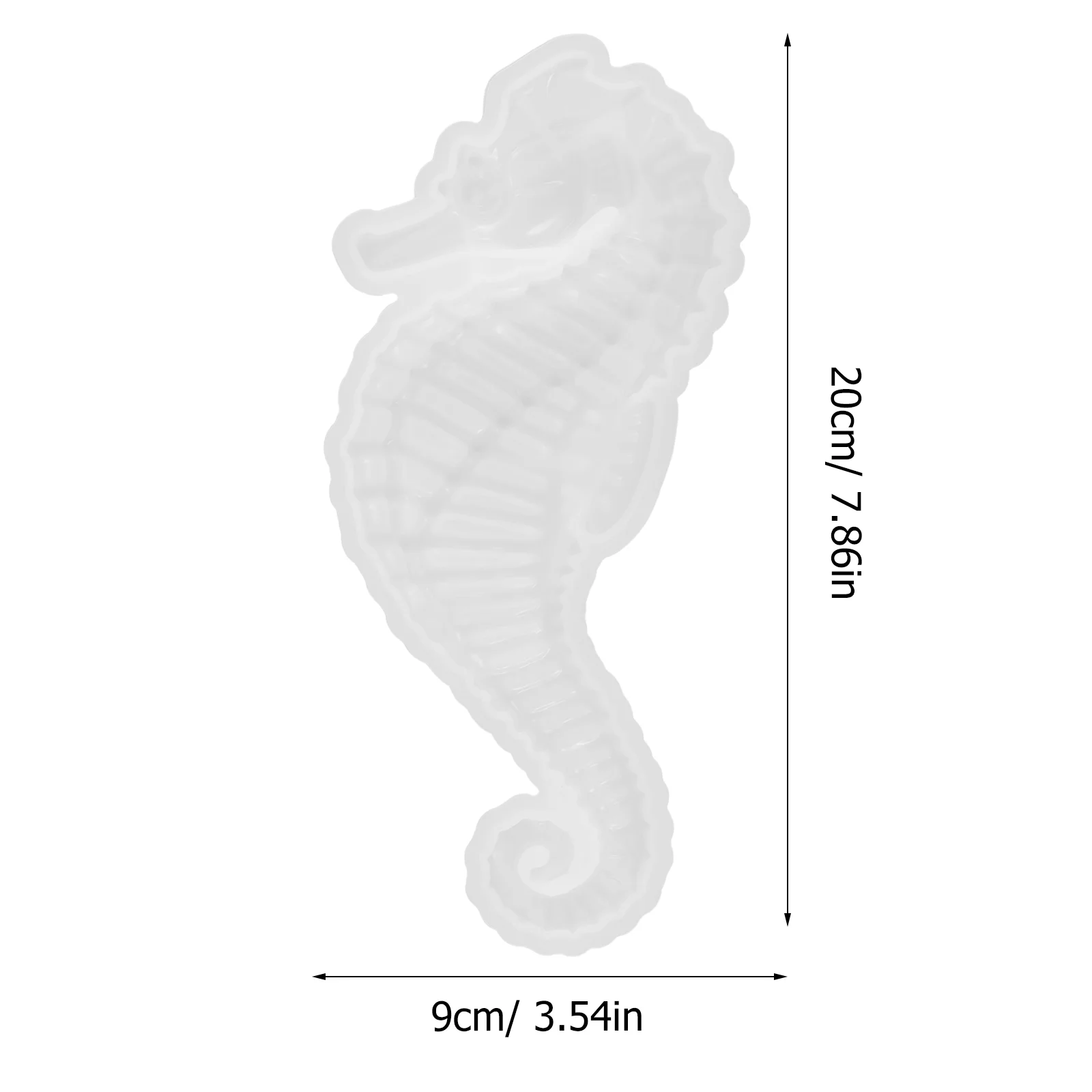 DIY Silicone Sea Horse Shaped Mold Epoxy Silicone Casting Mold Sea Horse Wall Decor Mold silicone molds