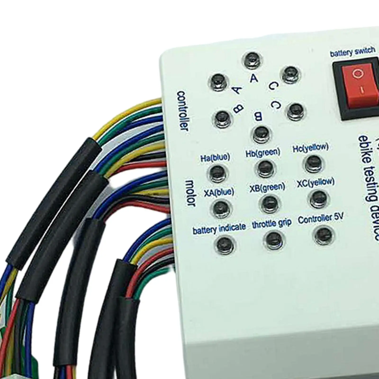 E-Bike Scooter Brushless Motor Controller Tester, for Teste Motor Coil, Electric