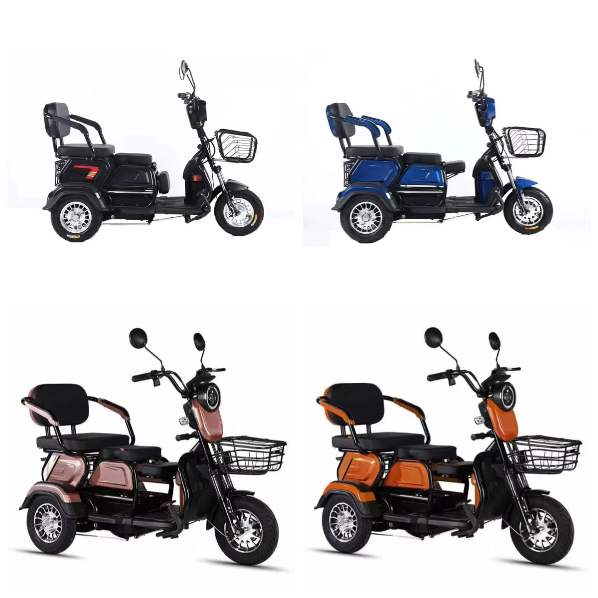 

STLF Hot Wholesale High Quality 3-wheel Electric Tricycle 60V Electric Urban Bicycle Adult