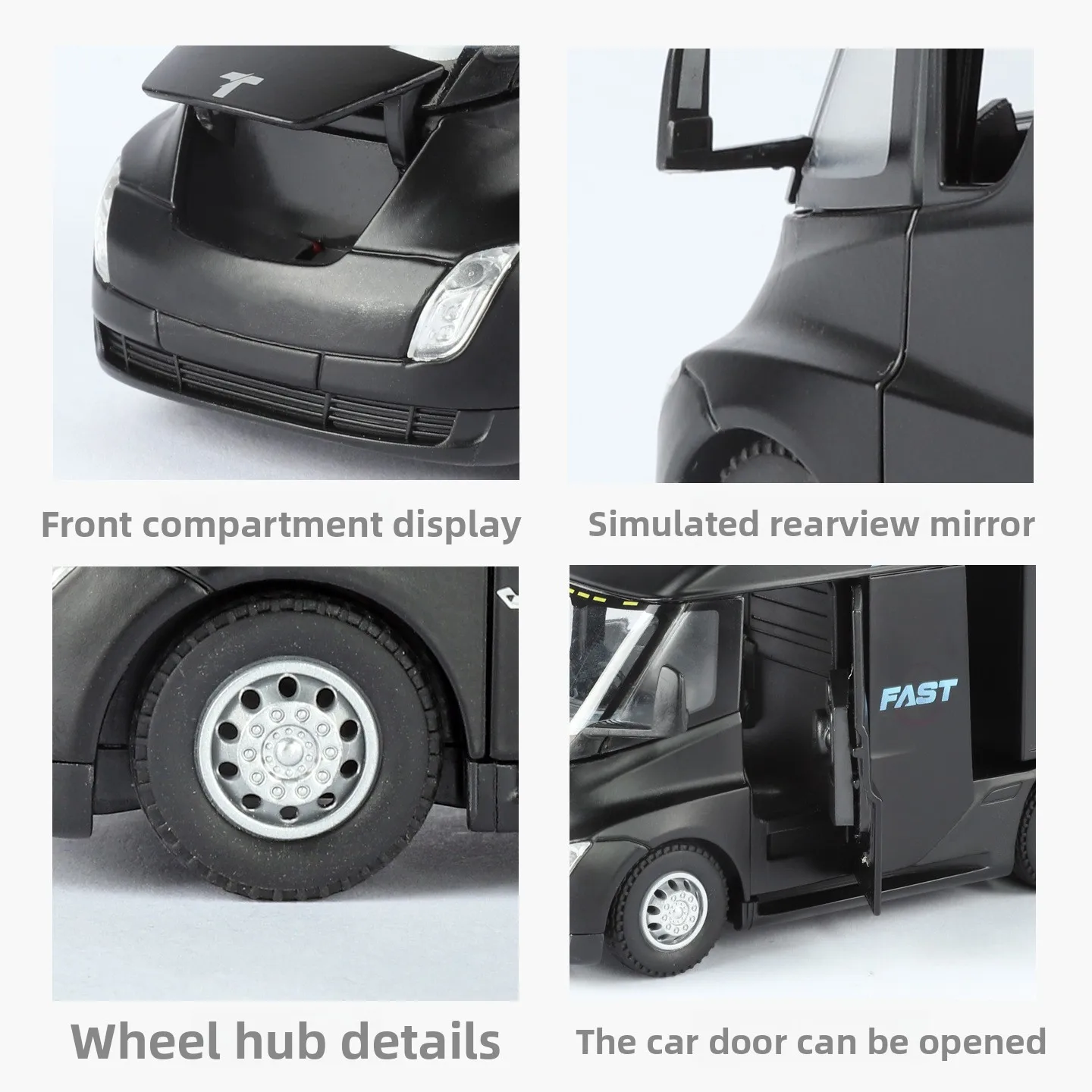 1:32 شاحنة سبيكة سيارة نموذج الصوت والضوء الهندسة النقل مركبة الأولاد لعب الأطفال جمع الهدايا