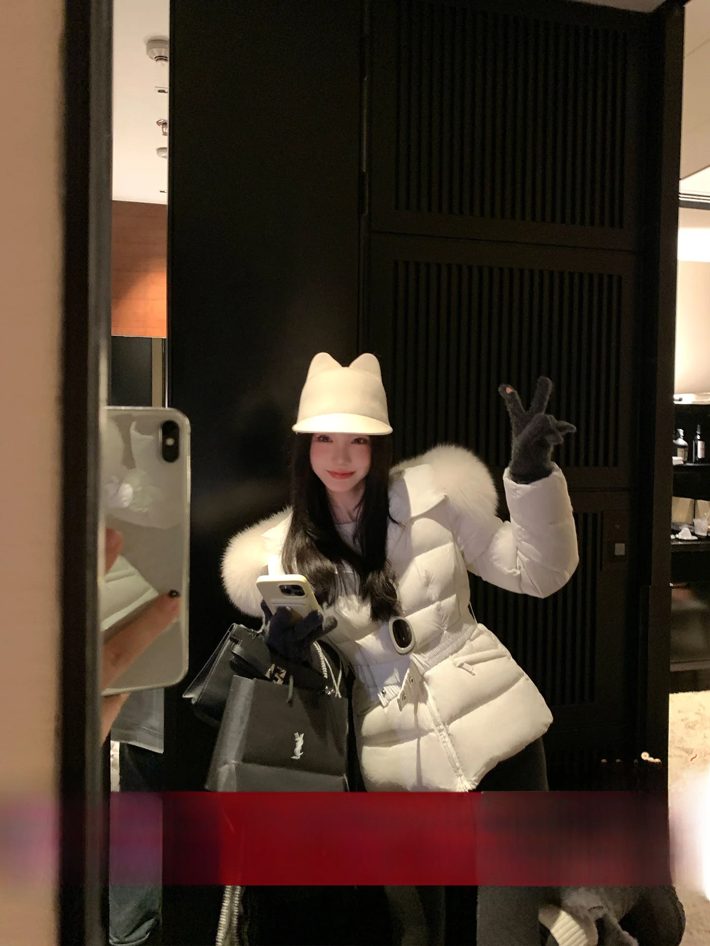 

Warmth Fur Collar down Jaet Women's Slim Fit Long Sve Zipper Closure Hooded Padded Coat White Du down Filling