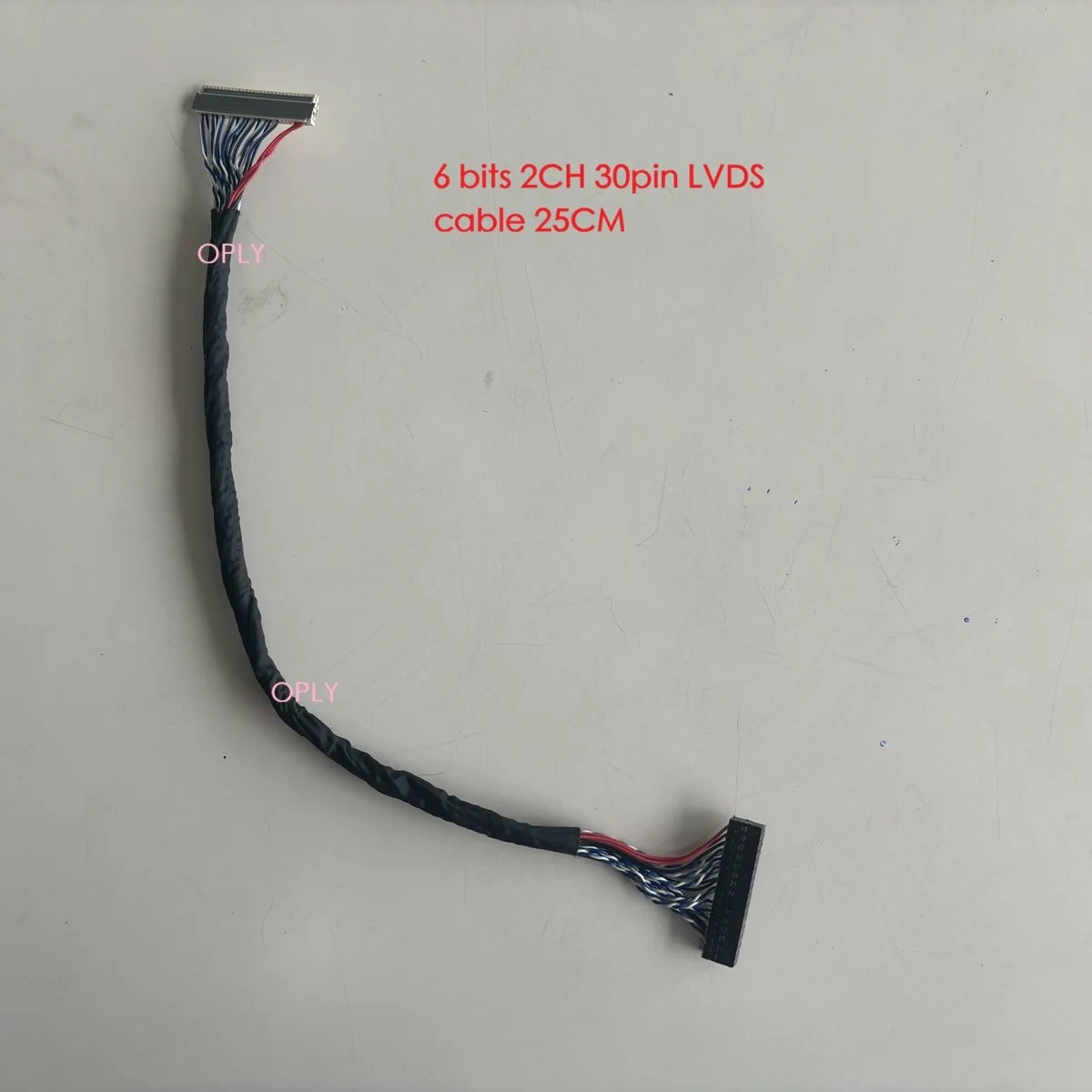 LVDS cable 2CH 6bits 30pin 1CH 6bits 30pin  2CH 8bits lines cable data for our TV controller board M.NT68676 board 58C board