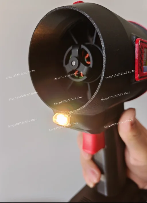 90mm Metal Ducted Turbofan Handheld Jet Blower 800W Brushless Snow Removal Car Wash Duster with Variable Speed 200MPH