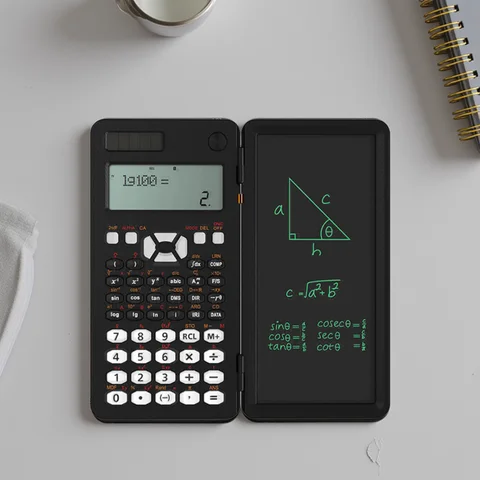 Scientific Calculator With Writing Tablet 991MS 349 Functions Engineering Financial calculator For School Students Office Solar