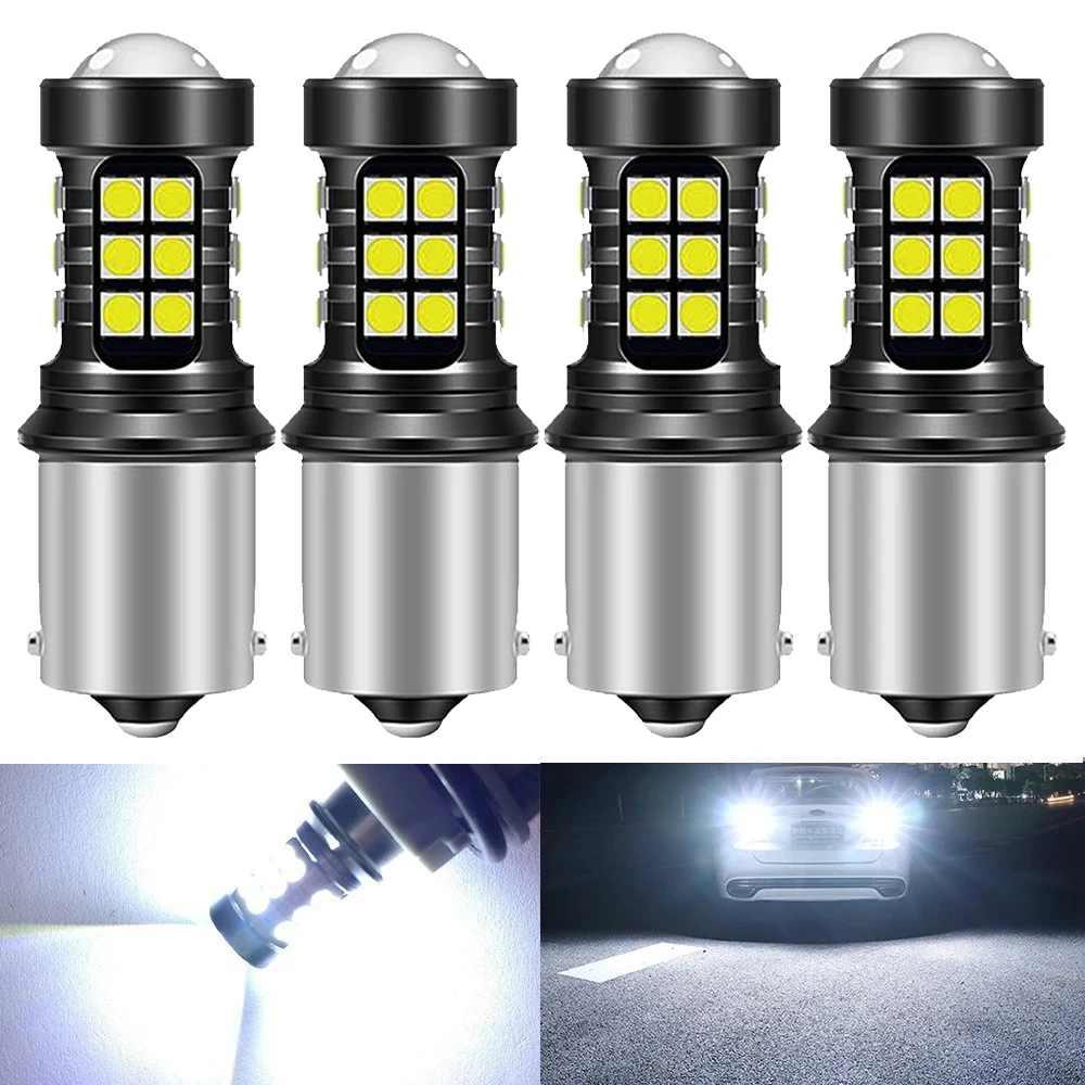 

10pcs T15 3030 27smd Super Bright LED Bulbs Canbus No Error Car Backup Reserve Light Auto Tail Brake Lamp Red White Yellow