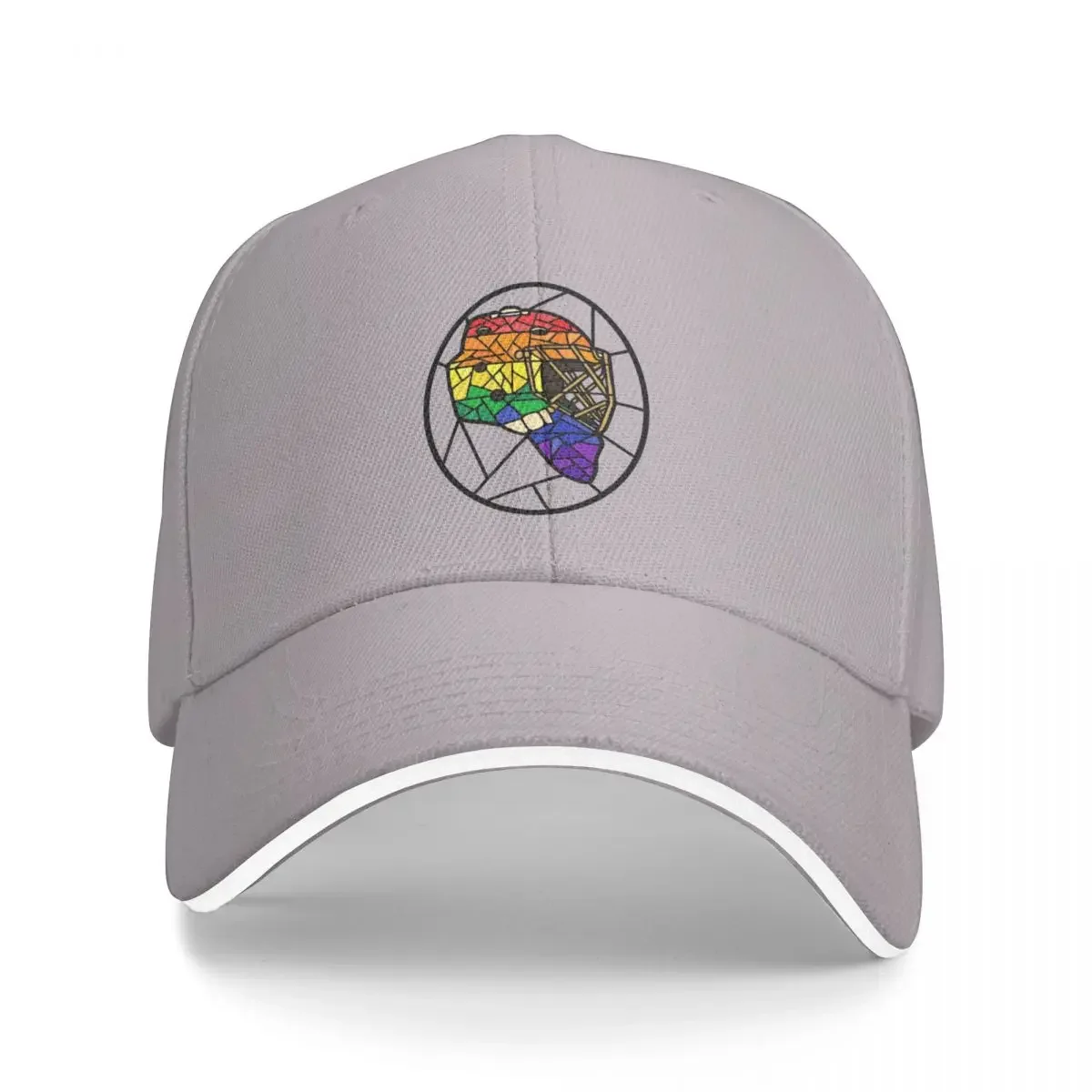 stained glass pride goalie maskCap Baseball Cap baseball man caps women Men's baseball cap Women's