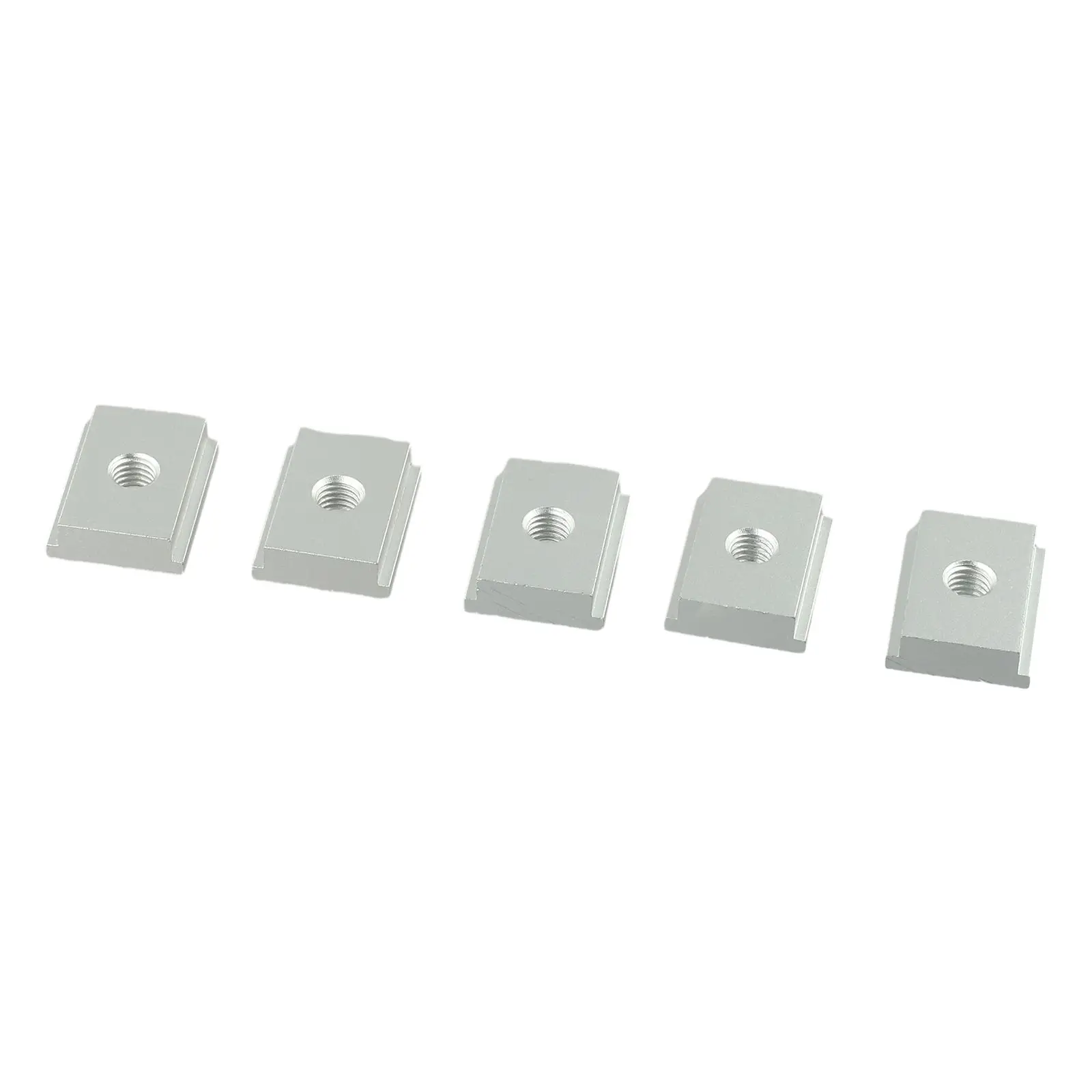 Set of 5 for m6 M8 for t Track Sliders Aluminum Alloy for t Slot Nuts for Woodworking Tables Compatible with Band Saw and Router