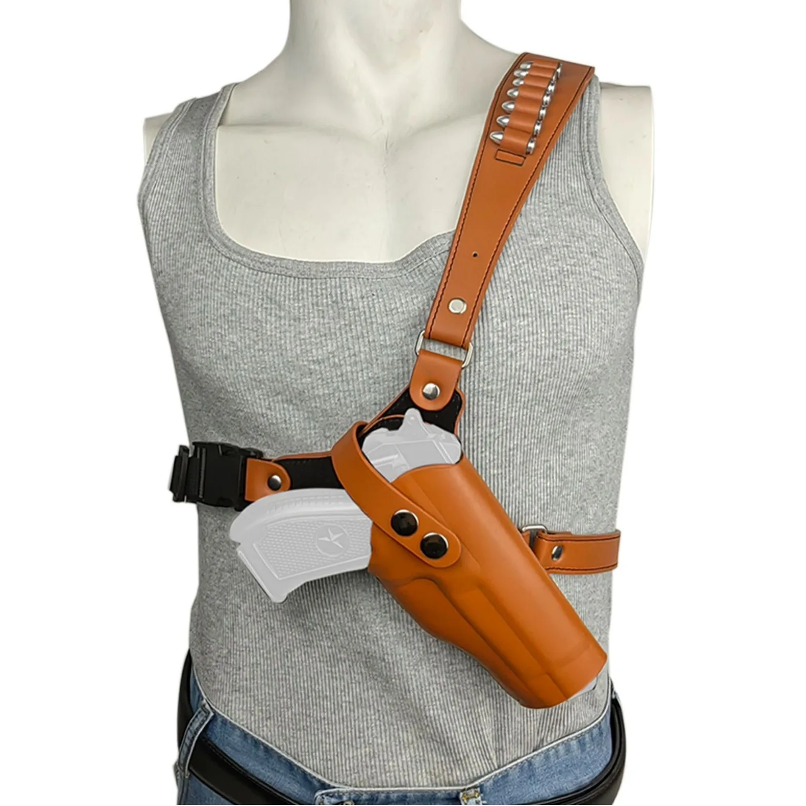 tactical-chest-bag-handgun-western-cowboy-outdoor-leather-gun-holster-1911-glock-quick-draw-handgun-holster-unisex