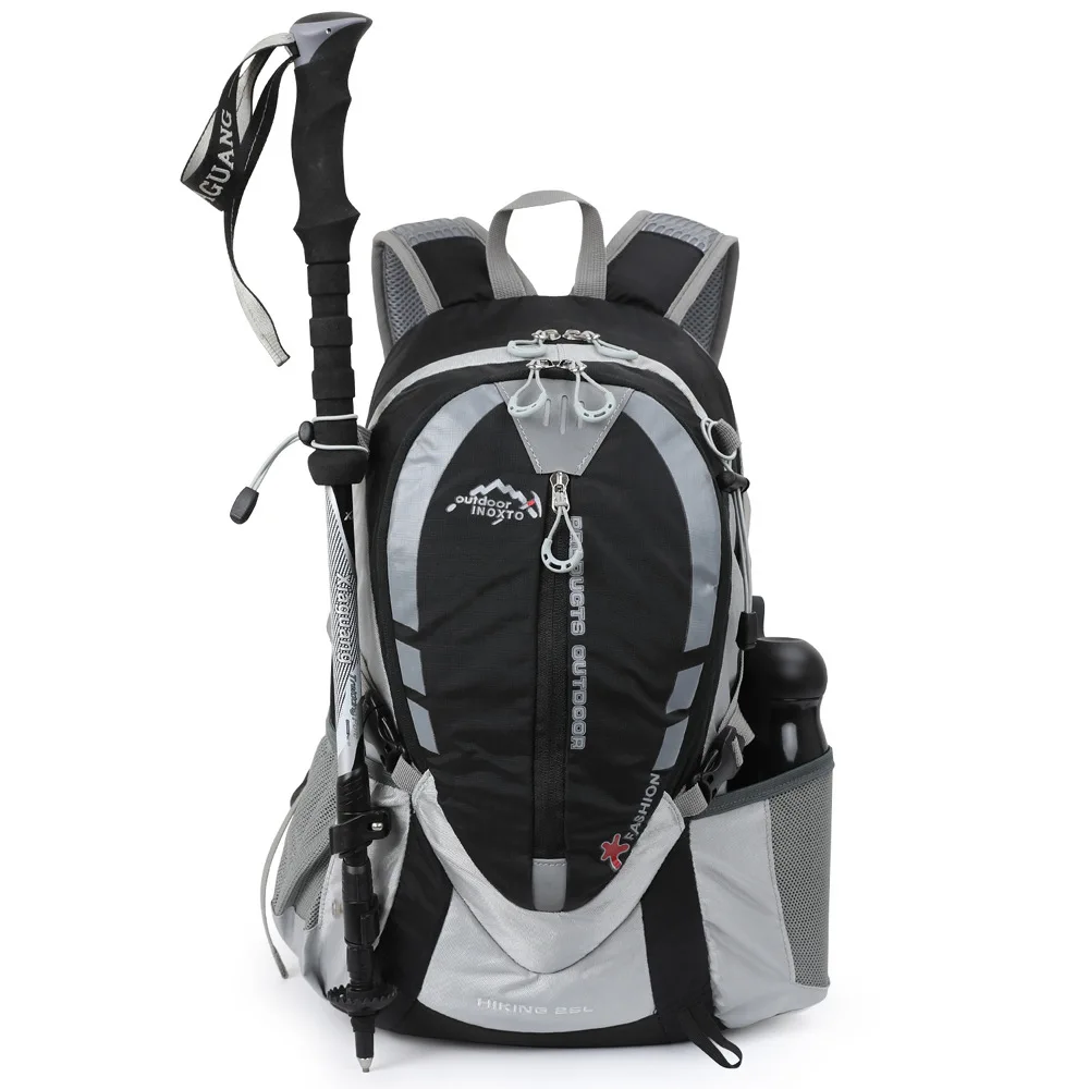 INOXTO 25L Bergsteigen Feuchtigkeitsspendende Rucksack Frauen Radfahren Trail Running Rucksack Männer Marathon Wandern Rucksack 2L Wasser Flasche – Detail 11