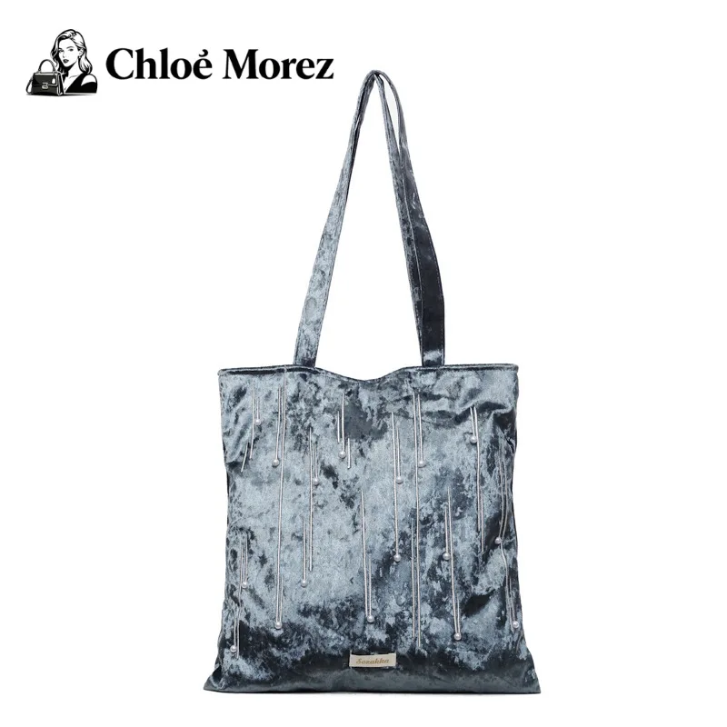 

Pearl Women's Bag, Single Shoulder Crossbody Bag, Large Capacity, Versatile, Hand-held Bucket Bag, Trendy