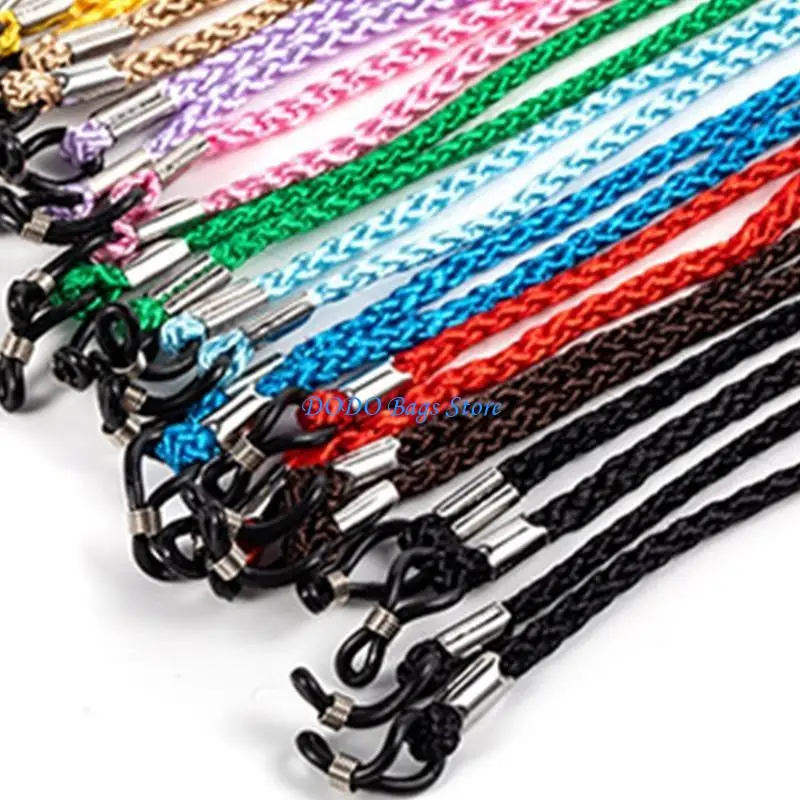 

Модные очки Lanyard Anti Slip Регулируемый ремень для спортивных солнцезащитных очков мужчины женщины полиэстер