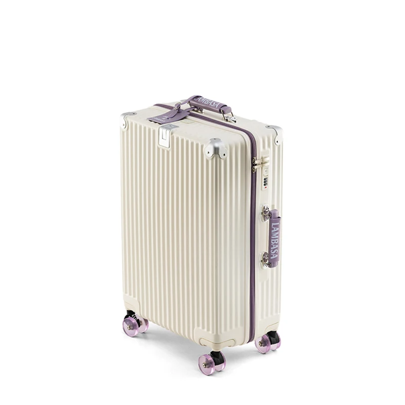 

Highly Appealing Zipper Travel Suitcases Thickened Luggage Ice Roller 20 inch Carry-on Suitcase 22/24/26/28 inch valise voyage