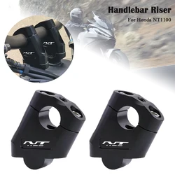 New For Honda NT1100 NT 1100 2023 Motorcycle Handlebar Riser Bar Mount Handle Heightening Clamp Pit  Motorbike Accessories